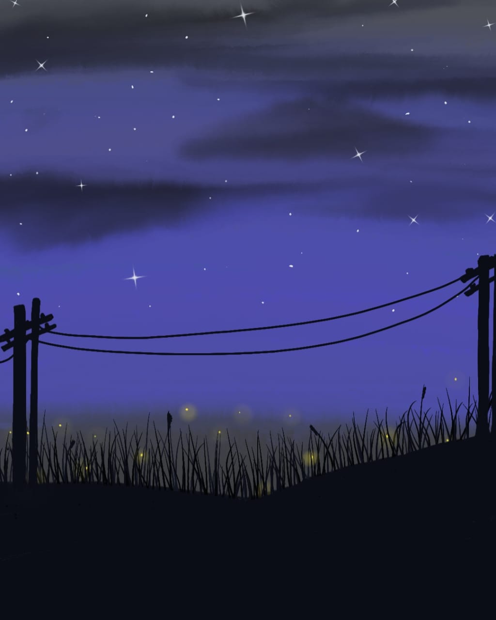 Firefly night
