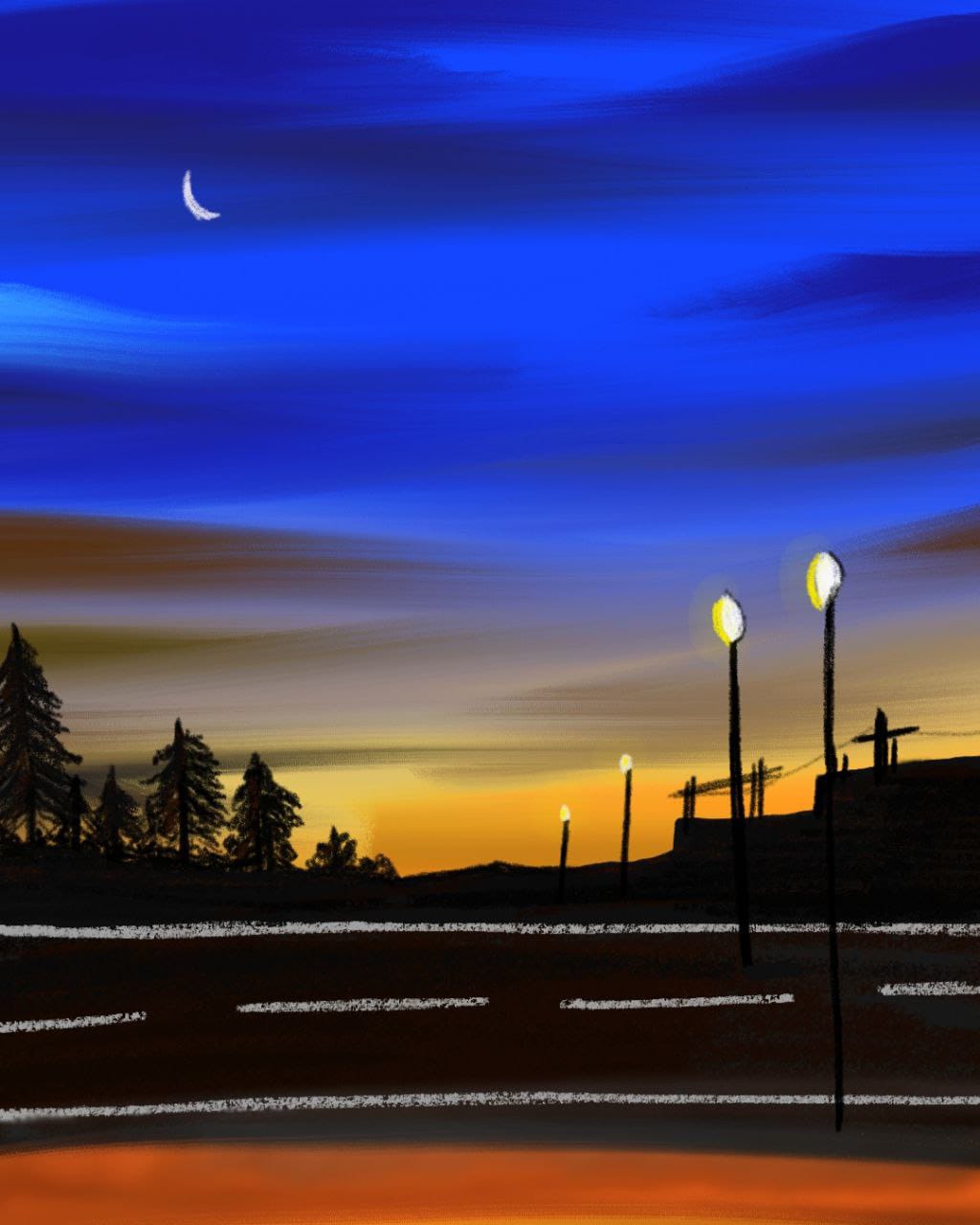 Evening town